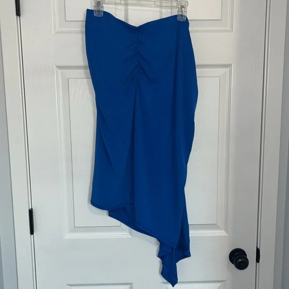 New York & Company Asymmetrical Matte Jersey Skirt - Picture 6 of 9